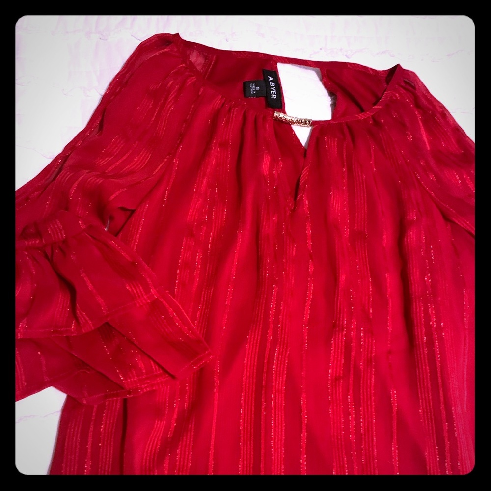 Beautiful red blouse